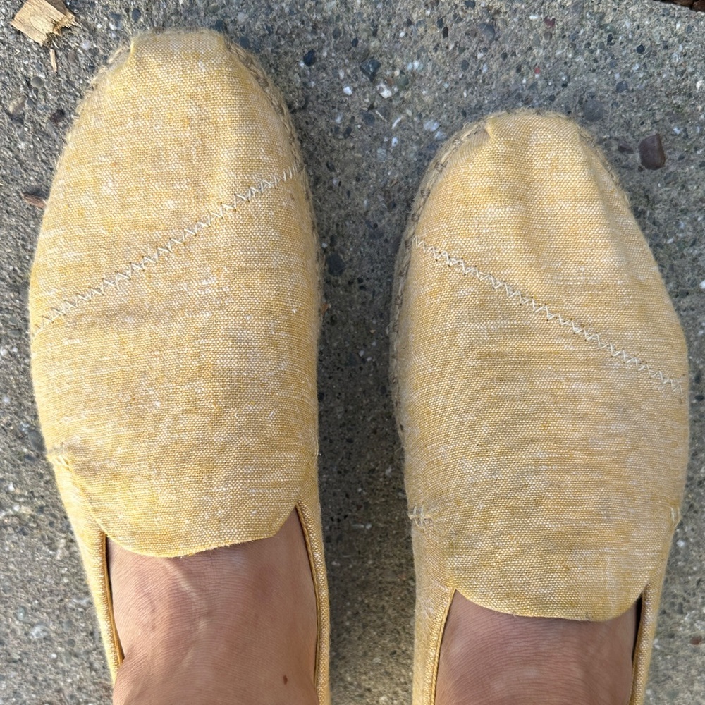 Toms Women's Light Yellow Espadrilles - Picture 3 of 16
